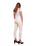 Fracomina pantaloni lightsand chino regular in tessuto tecnico