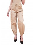 Fracomina pantaloni cargo camel fr24svc006w62801-093