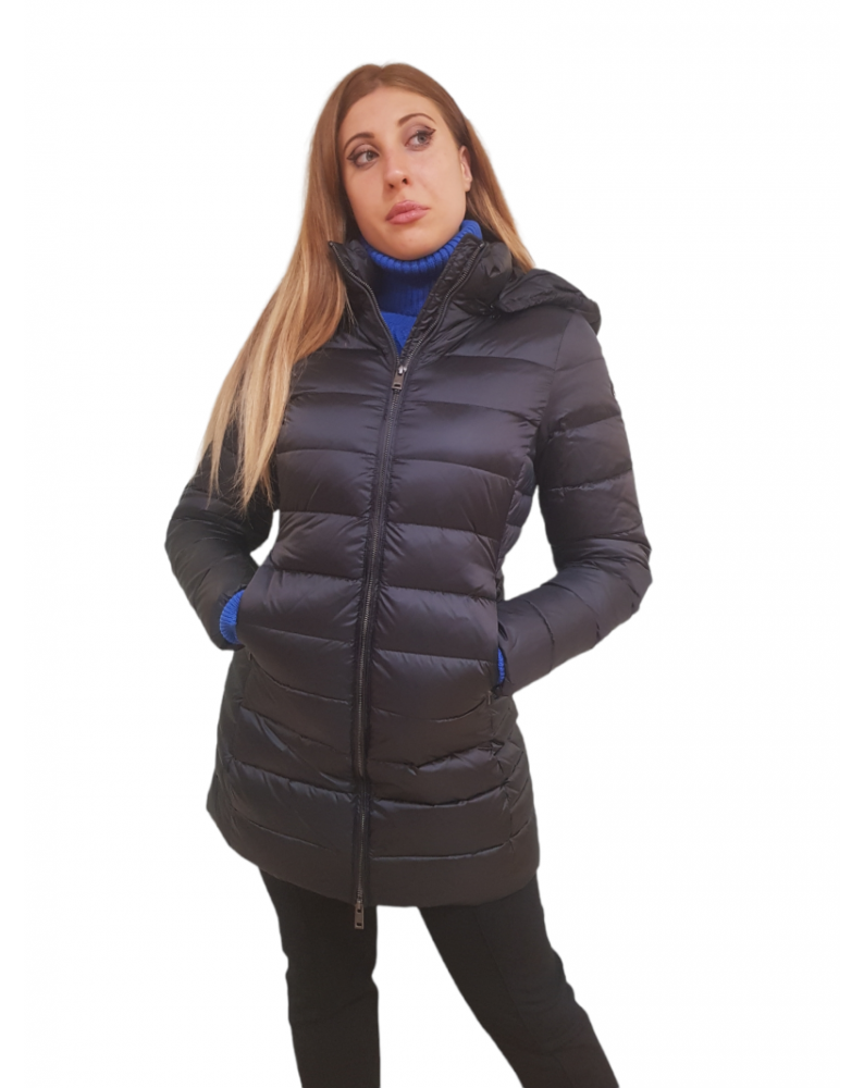 Canadiens piumino donna nero Lisbet Long 2.0/w