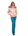 Canadiens piumino donna Lisbet 2.0 Fur/w misty rose