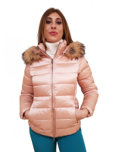 Canadiens piumino donna Lisbet 2.0 Fur/w misty rose