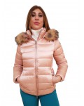 Canadiens piumino donna Lisbet 2.0 Fur/w misty rose