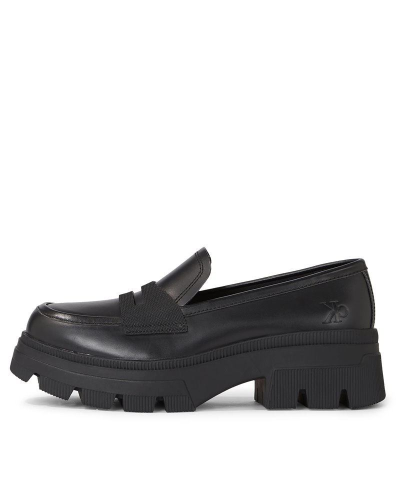 Calvin Klein jeans chunky combat loafer wn triple black yw0yw01120-0gt