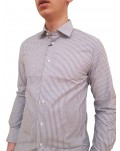 Tommy Hilfiger camicia uomo oxford regular fit a righe mw0mw33838-0a5