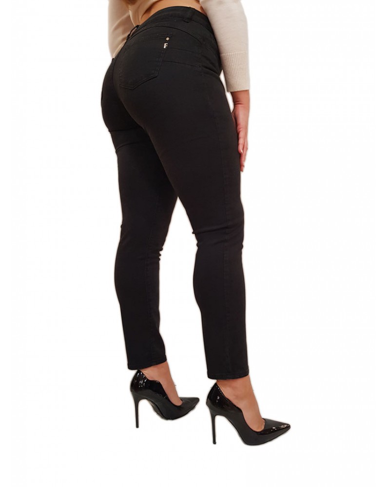 Fracomina pantalone nero Tina shape up skinny