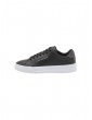 Tommy Hilfiger sneakers uomo in pelle court leather grain ess black
