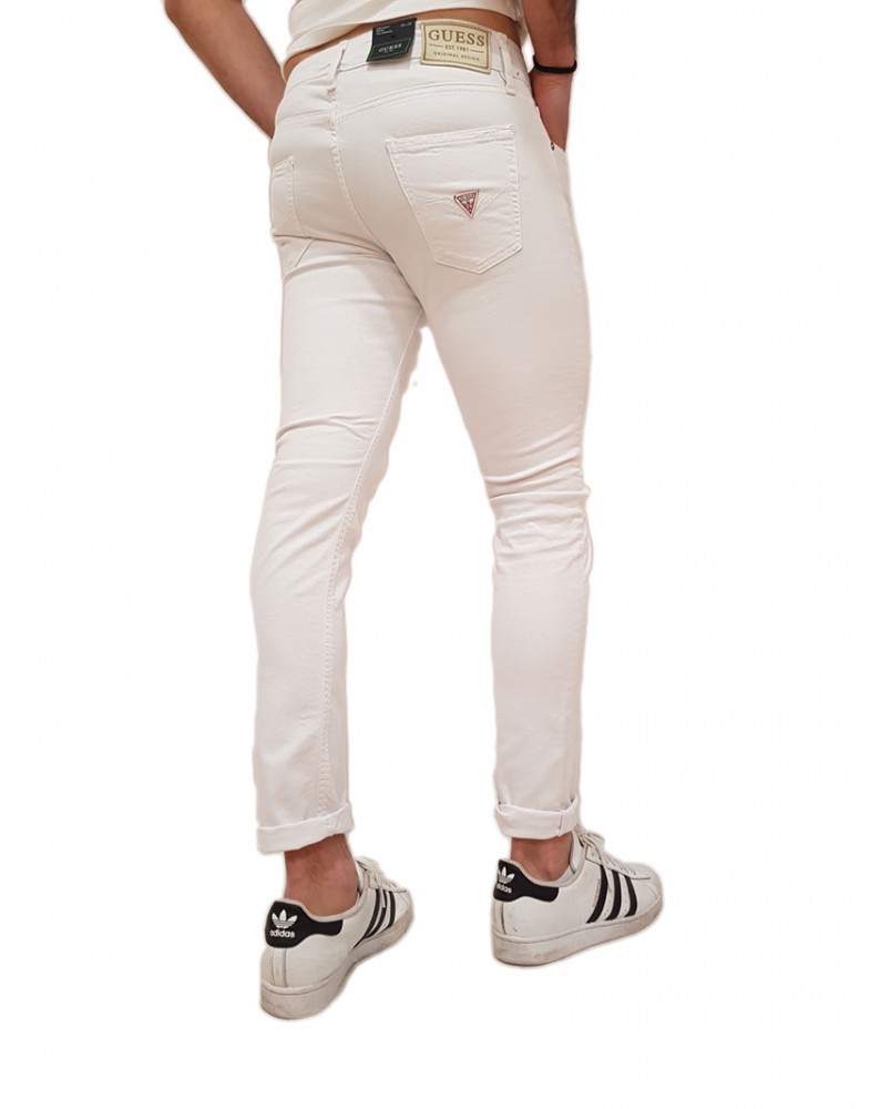 Guess Jeans bianco super skinny Chris m2ra27wecw1-g011