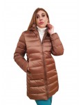 Canadiens piumino donna Lisbet Long 2.0/w marrone