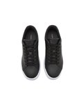 Tommy Hilfiger sneakers uomo in pelle court leather grain ess black