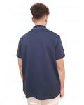 Guess polo uomo mezza manica Paul pique silk blue m2yp25kars0-g7r1