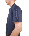 Guess polo uomo mezza manica Paul pique silk blue m2yp25kars0-g7r1