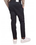 Calvin Klein pantalone nero chino slim con cintura k10k110979beh