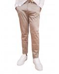 Calvin Klein pantalone beige chino slim satin stretch k10k110963pkr