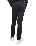 Calvin Klein pantalone chino slim nero stretch satin k10k110963beh