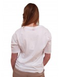 Fracomina t shirt bianca over fp24st3006j465n5-278