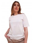 Fracomina t shirt bianca over fp24st3006j465n5-278