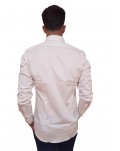 Calvin Klein camicia bianca uomo extra slim in popeline elasticizzato