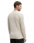 Maglia Calvin Klein testurizzata a nido d'ape stony beige k10k113031