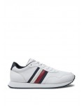 Tommy Hilfiger sneakers uomo runner evo lth mix ess white