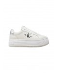 Sneakers donna Calvin Klein jeans in pelle bold platf white yw0yw01516-0k9