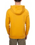 Tommy Hilfiger felpa uomo con cappuccio e logo city yellow mw0mw11599ze1