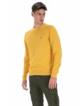 Tommy Hilfiger maglia uomo girocollo city yellow classic cotton mw0mw32026ze1