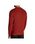 Pullover Tommy Hilfiger trama a nido d'ape refined dark magma mw0mw35470xnn