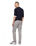 Pantalone Tommy Hilfiger Bleecker chino slim fit grigio mw0mw26619pr2