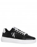 Calvin Klein Jeans sneakers nera in pelle Chunky Cupsole mono ym0ym006810gj