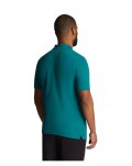 Lyle & Scott polo uomo court green plain polo shirt sp400vog-x154