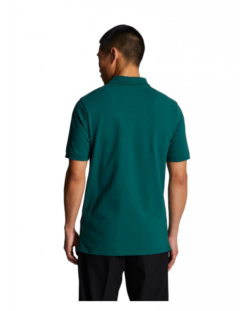 Lyle & Scott polo uomo malachite green plain polo shirt sp400vog-w746