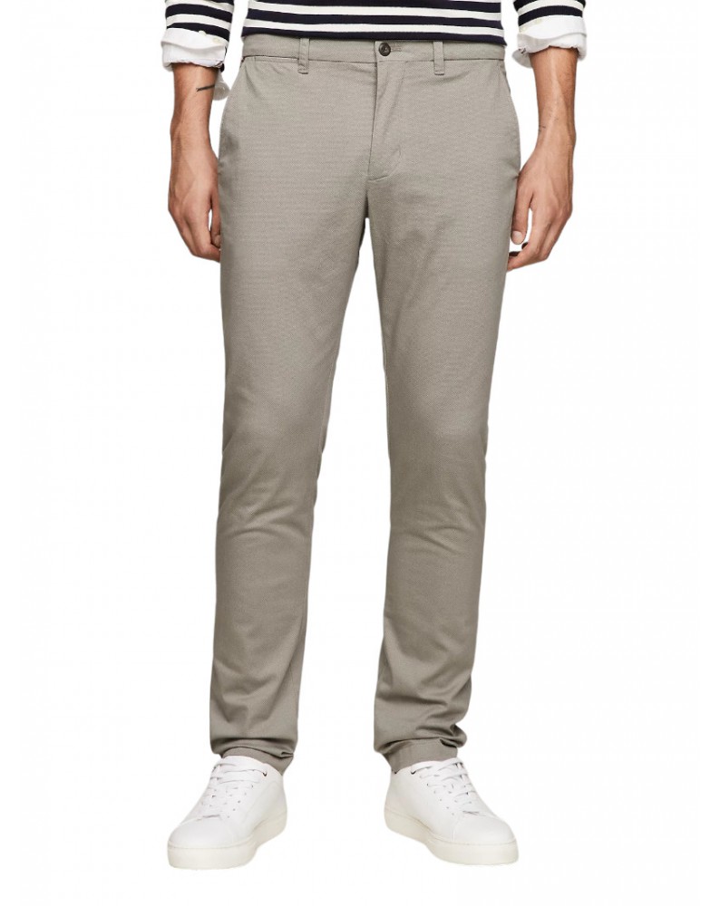 Tommy Hilfiger pantalone chino slim Bleecker hydrogen grey mw0mw33937-pr2