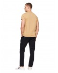 Tommy Hilfiger t shirt uomo extra slim con bandierina classic khaki mw0mw10800