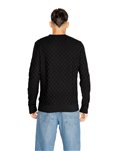 Calvin Klein maglia uomo girocollo nera basket weave k10k113747-beh