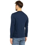 T shirt uomo girocollo manica lunga Levi's blue Original logo tee 72848-0001