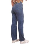 Levi’s jeans Ribcage dritti alla caviglia vita alta my honor no dx blu