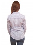 Camicia donna Tommy Hilfiger a righe regular fit ww0ww4227403h