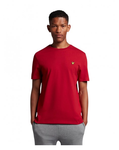 Lyle & Scott t shirt uomo girocollo rossa ts400vog-x115