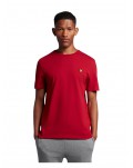 Lyle & Scott t shirt uomo girocollo rossa ts400vog-x115