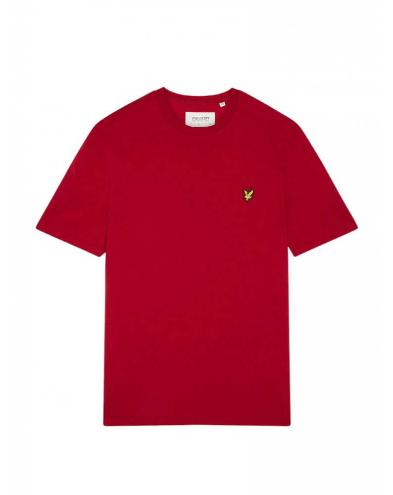 Lyle & Scott t shirt uomo girocollo rossa ts400vog-x115