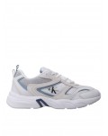 Calvin Klein Jeans sneakers White Iceland Blue Retro Tennis Su-Mesh