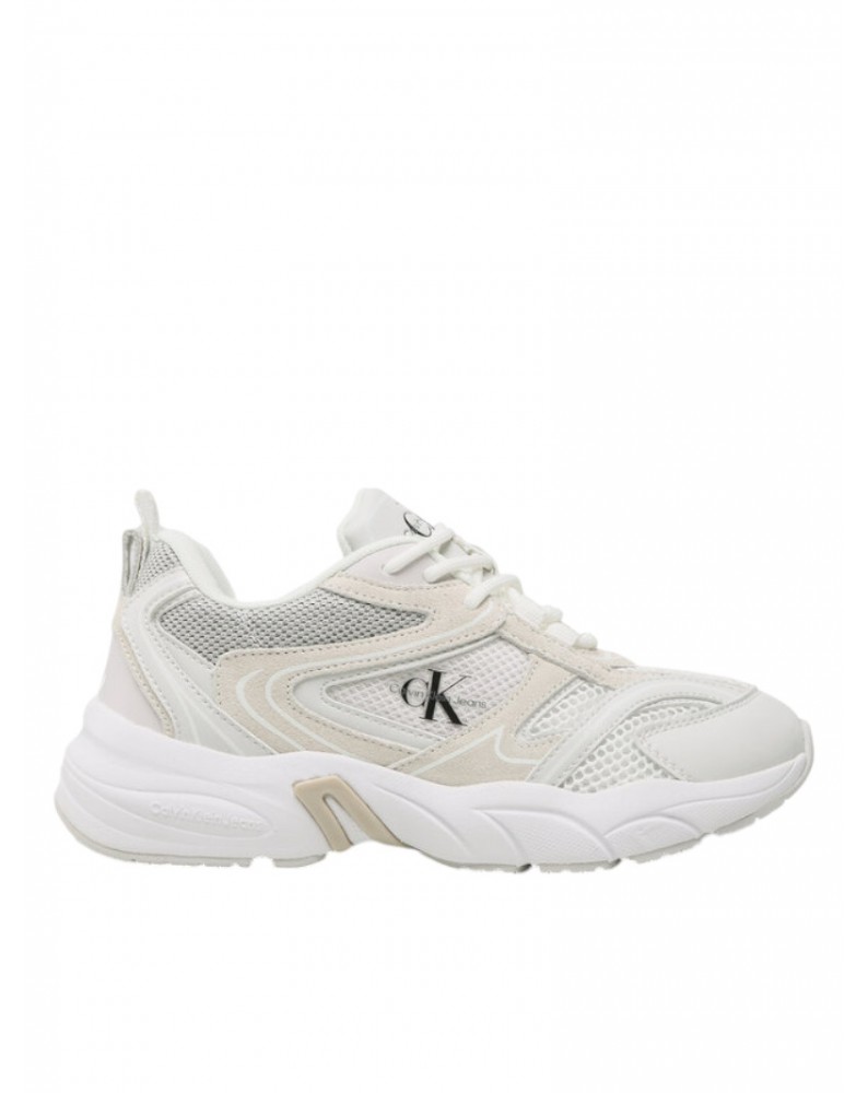 Sneakers Calvin Klein Jeans white Retro Tennis Su-Mesh yw0yw00891-ybr