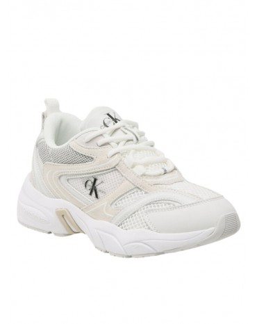 Sneakers Calvin Klein Jeans white Retro Tennis Su-Mesh yw0yw00891-ybr