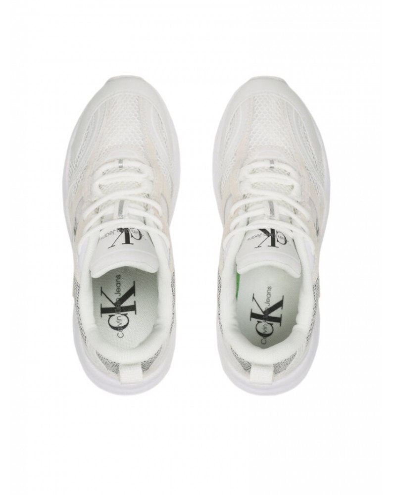 Sneakers Calvin Klein Jeans white Retro Tennis Su-Mesh yw0yw00891-ybr