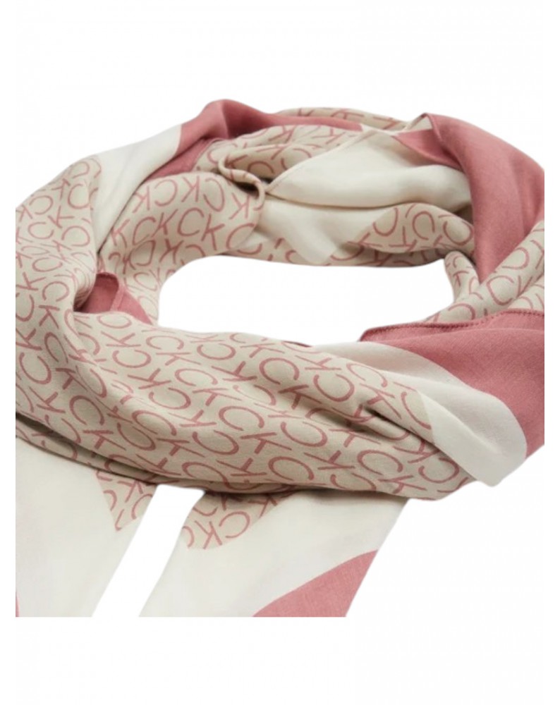 Calvin Klein foulard geo minimal rosa k60k610227-vb8