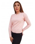 Fracomina maglia girocollo rosa fr24wt7041k52801-238