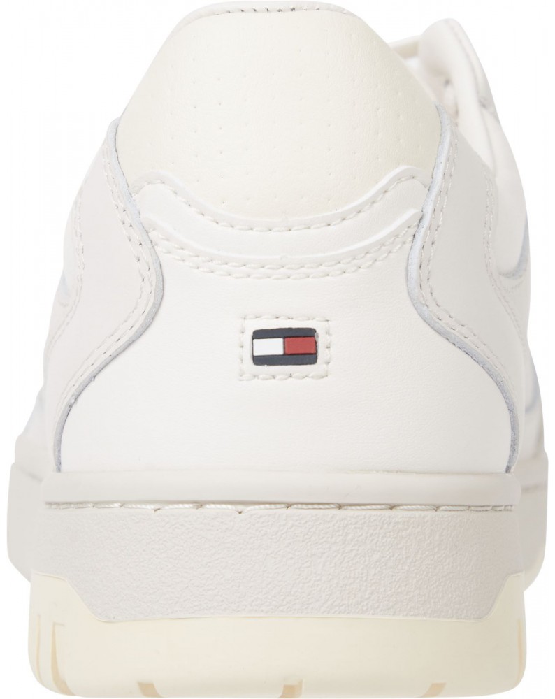 Tommy Hilfiger sneakers in pelle the basket best weathered white fm0fm04696ac0