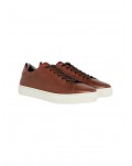 Tommy Hilfiger sneakers uomo cuoio in pelle premium heritage fm0fm04832gtu