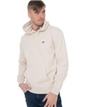 Felpa Levi's beige con cappuccio housemark 345810039