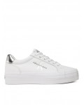 Calvin Klein sneakers donna bianca Vulc Flatform Laceup yw0yw01222ybr